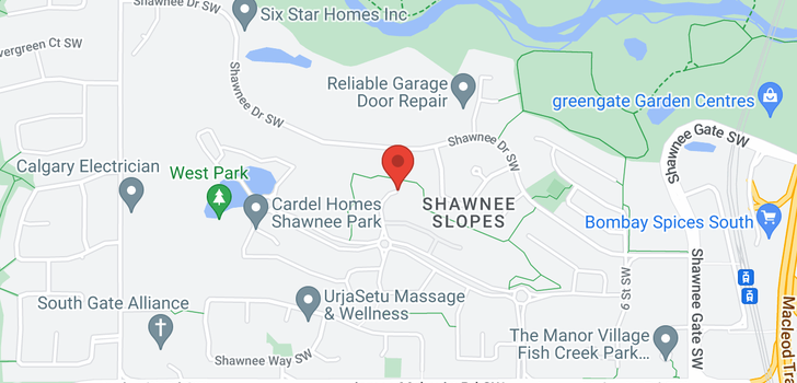 map of 61 Shawnee HE SW